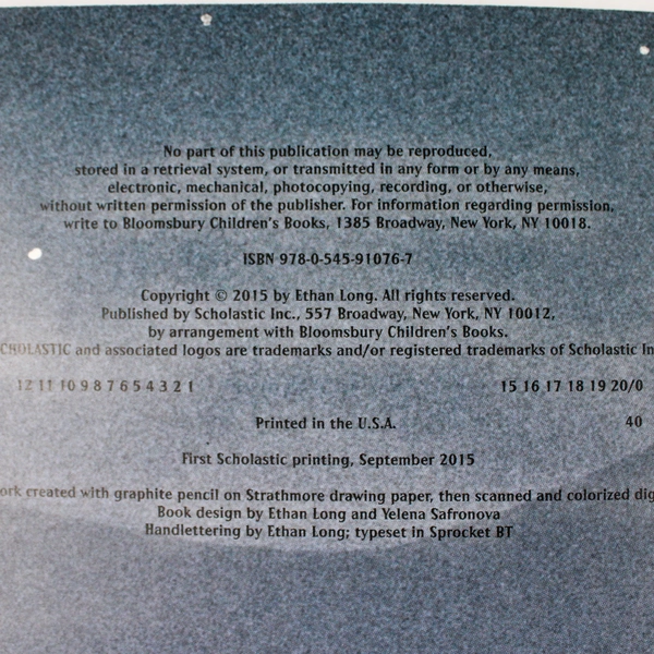 Fright Club by Ethan Long 2015 Scholastic Book Paperback