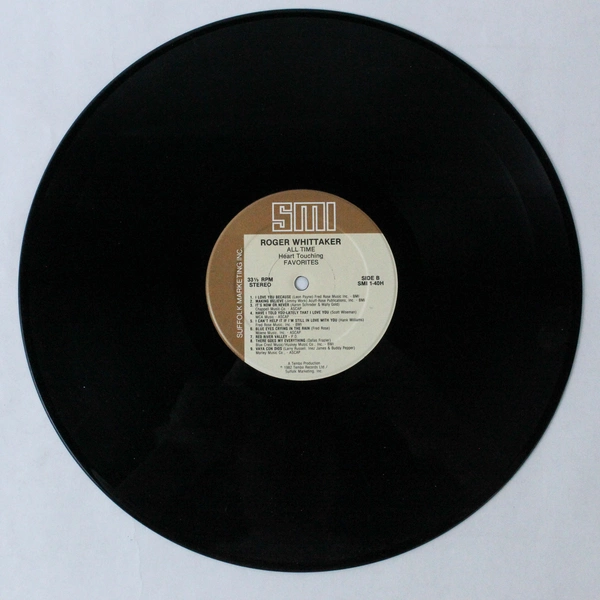 Roger Whittaker All Time Heart Touching Favorites Vinyl LP 1982 SMI 1-40