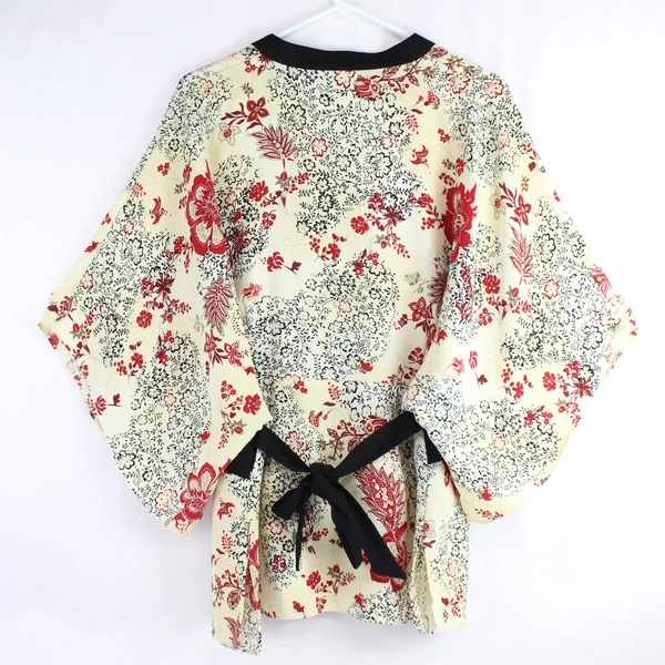 Dressbarn Embroidered Floral Top With Built-In Belt Women's Size 14/16