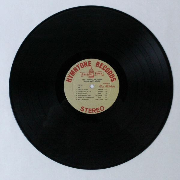 The Jacobs Brothers Harmonize Again Vinyl LP - Hymntone Records, Used