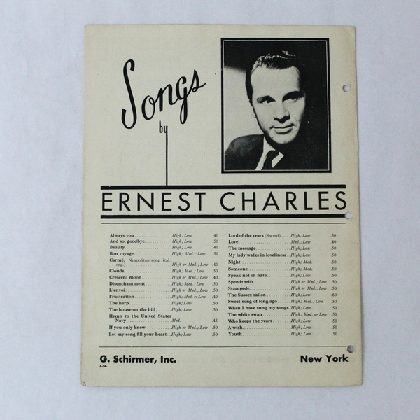 The Kerry Dance Vintage Sheet Music by James L. Molloy - Pre-Owned Condition