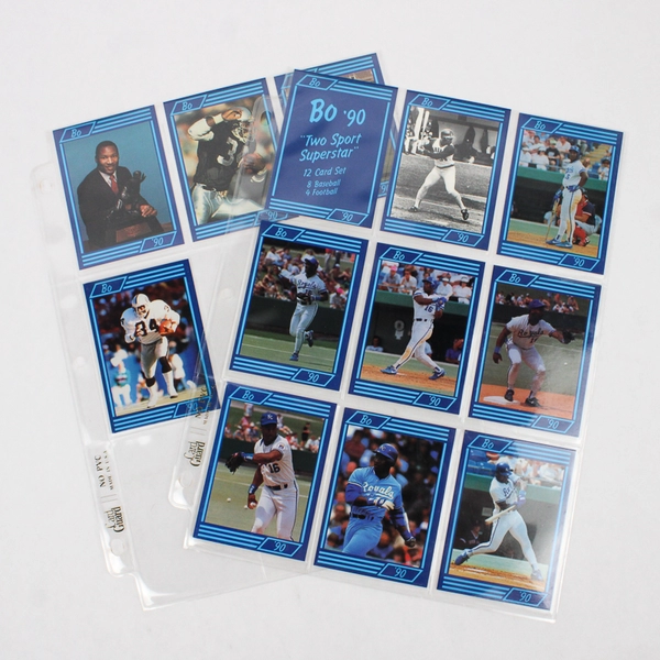 Set of 13 VTG 1990 Bo Jackson Cards Royals & Raiders Sports Cards