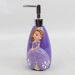 Disney Sofia The First Refillable Resin Soap Dispenser Purple Princes Kids