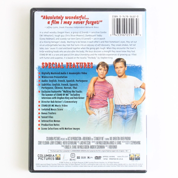 Stand By Me 1986 Classic DVD Movie Jerry O'Connell Drama Film