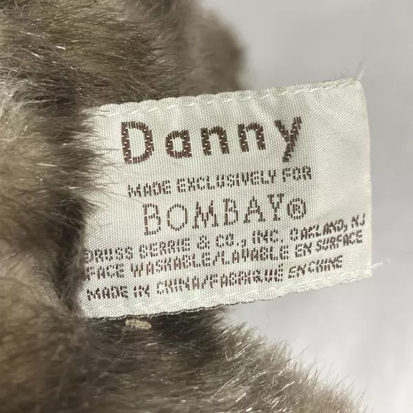 Bombay Danny Faux Mink Brown Plush Teddy Bear 11 Inch