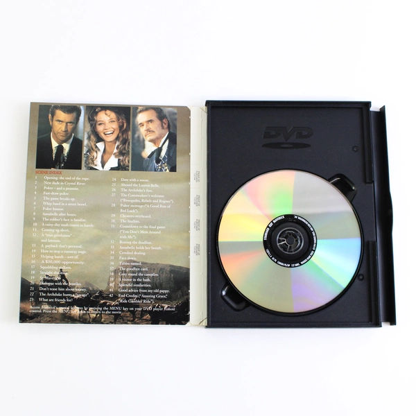 Maverick 1997 DVD Mel Gibson Jodie Foster Western Film Movie