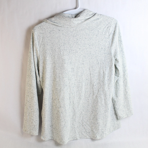 Apt. 9 Gray Speckled Asymmetrical Full-Zip Jacker Women's Size XL