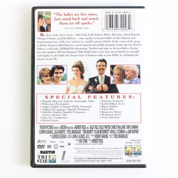 Steel Magnolias DVD Movie Starring Dolly Parton & Julia Roberts 2000 Film