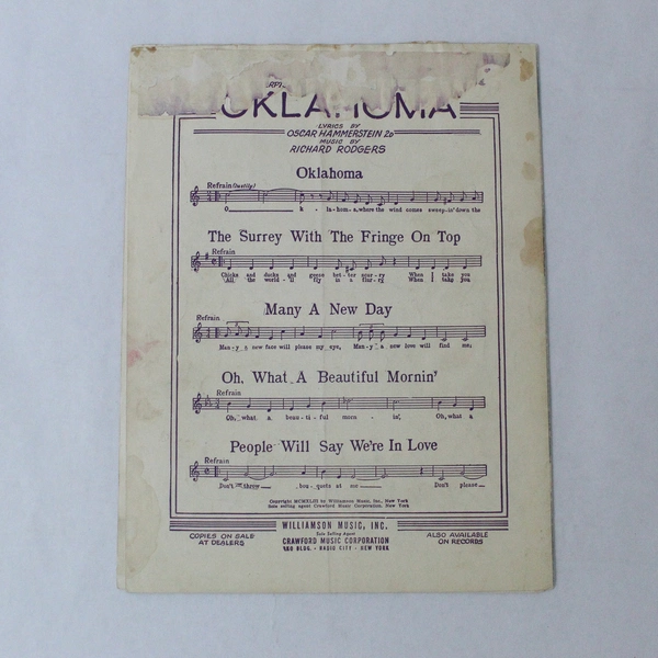 Vintage 1930 Sheet Music "With My Eyes Wide Open I'm Dreaming" Pre-Owned