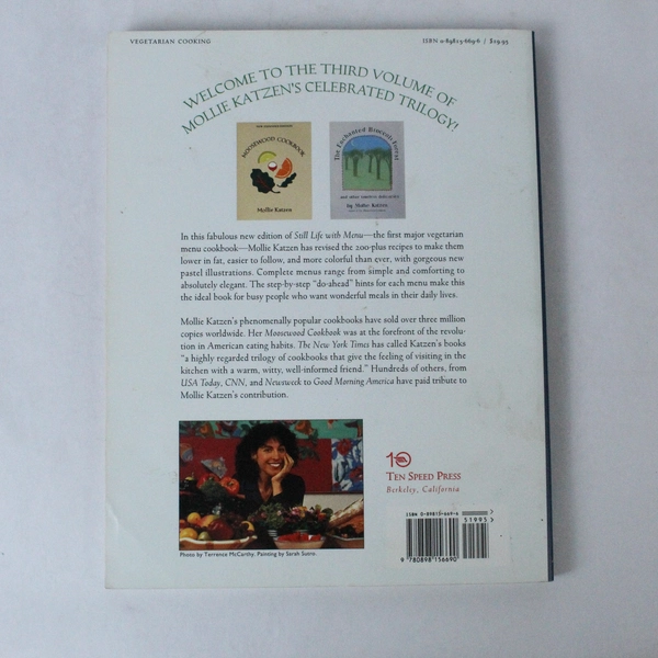 Still Life With Menu Cookbook Mollie Katzen 1994 Paperback