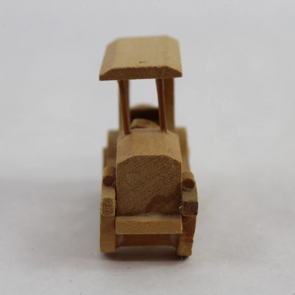 Vintage Miniature Handcrafted Wooden Car Figurine 2 Inch