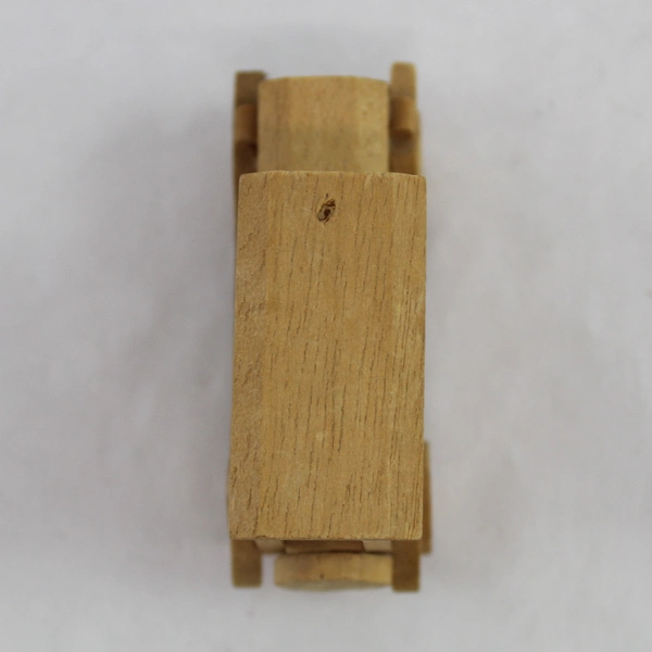 Vintage Miniature Handcrafted Wooden Car Figurine 2 Inch
