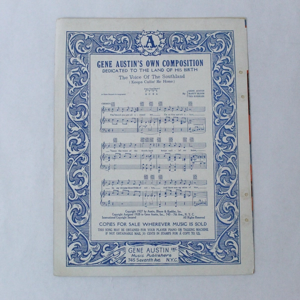 Wear A Hat With A Silver Lining Vintage Sheet Music 1928 Al Sherman