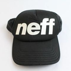 Neff Trucker Black Adjustable Mesh Snapback Hat One Size