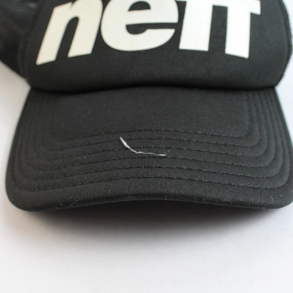 Neff Trucker Black Adjustable Mesh Snapback Hat One Size