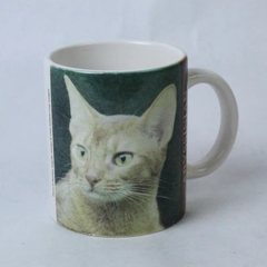 Vintage 1994 Xpres Corp Abyssinian Red Cat Mug Cup Barbara Augello Design
