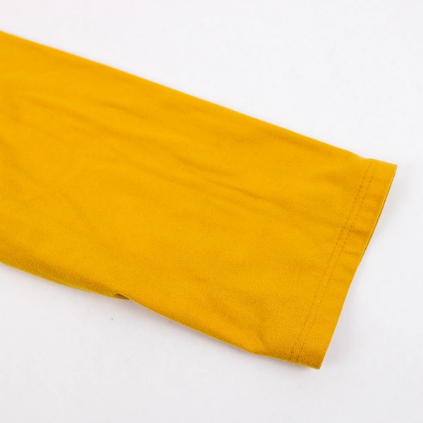 No Boundaries Women's Mustard Yellow V-Neck Long Sleeve Shirt XXXL