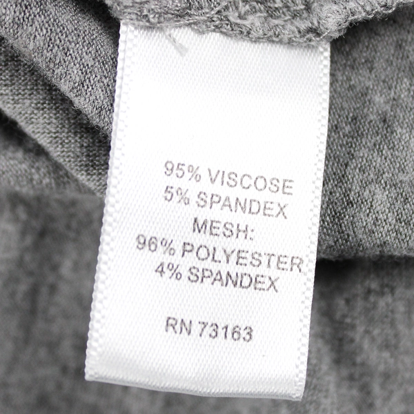 Cable & Gauge Women’s 1X Gray V-Neck 3/4 Sleeve Blouse Top