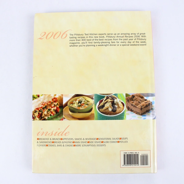Pillsbury Annual Recipes 2006 Hardcover Cookbook Bake-Off Contest Winners