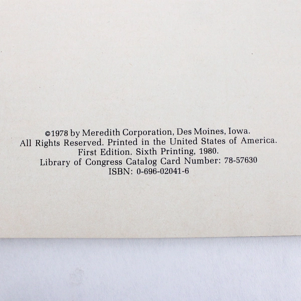 Treasury of Baking Recipes From Better Homes and Gardens 1978 Vintage Paperback