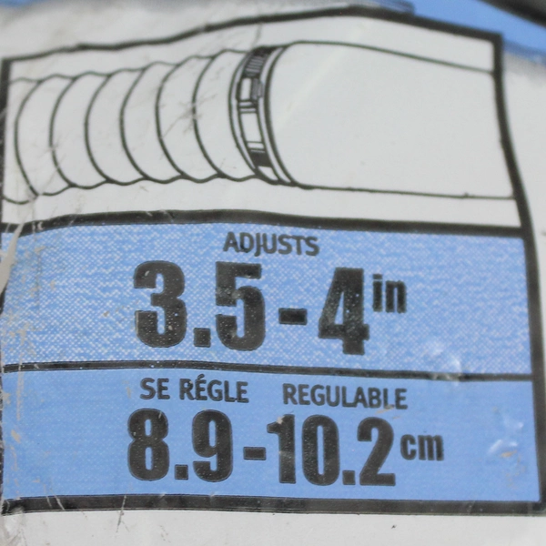 4 In. Deflecto-o Worm Drive Metal Clamps Deflecto MCX4 2 Pack