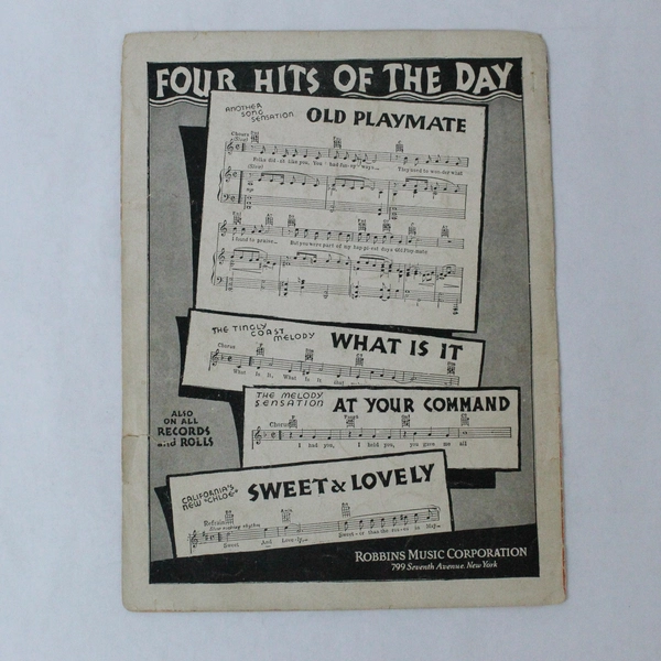 Vintage 1931 Goodnight Sweetheart Sheet Music Rudy Vallee Antique Collectible