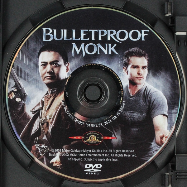 Bulletproof Monk 2003 MGM Home Entertainment DVD Movie Action Martial Arts Film