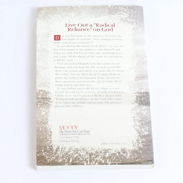 Coming Home by Joseph M. Stowell 1998 Paperback