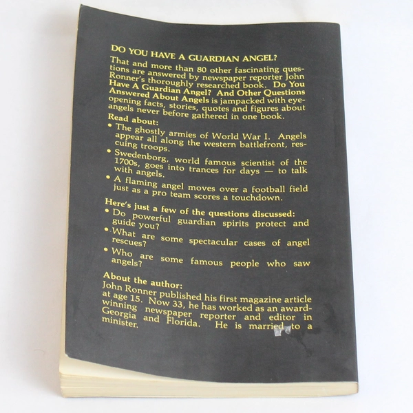 Do You Have a Guardian Angel? by John E. Ronner 1985 Signed Trade Paperback