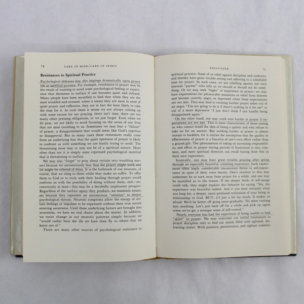 Care of Mind-Care of Spirit by Gerald G. May 1982 Hardcover