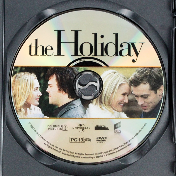 The Holiday DVD 2006 Columbia Pictures Cameron Diaz Kate Winslet Jude Law