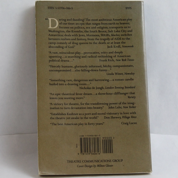 Millennium Approaches by Tony Kushner 1993 Trade Paperback