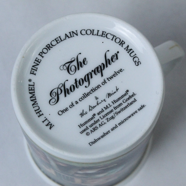 M.I. Hummel "The Photographer" August Porcelain Mug 10 oz Vintage Collectible