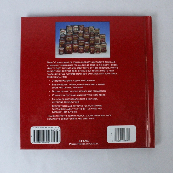 Hunt's Easy Family Dinners Cookbook 1996 76 Quick & Easy Recipes