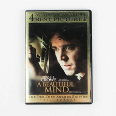 A Beautiful Mind DVD 2002 Universal Pictures Russell Crowe Jennifer Connelly