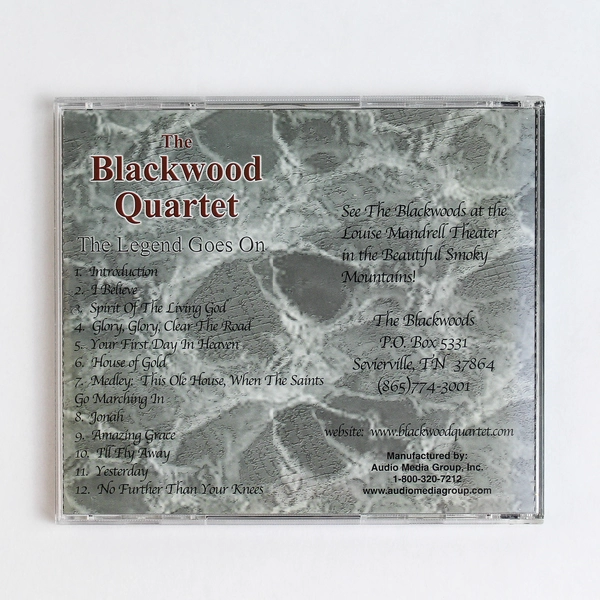 The Blackwood Quartet The Legend Goes On Audio Media Group