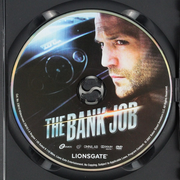 The Bank Job DVD 2008 Movie Lionsgate Jason Statham Crime Thriller Film