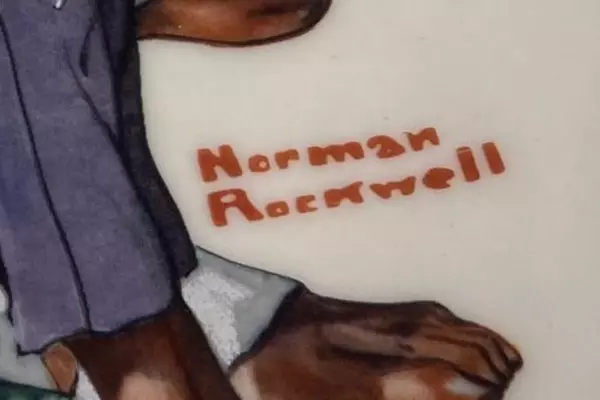 1978 Gorham Saturday Evening Post Norman Rockwell Plate Circus Clown