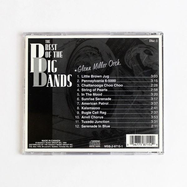 Best of Big Bands Glenn Miller Disc 1 CD 1994 Madacy
