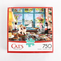 Buffalo Games Cats Puzzler's Desk 750 Piece Jigsaw Puzzle Brand New