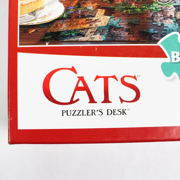 Buffalo Games Cats Puzzler's Desk 750 Piece Jigsaw Puzzle Brand New