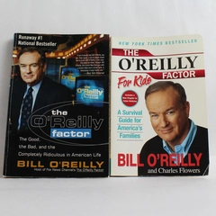 Lot of 2 The O'Reilly Factor Books by Bill O'Reilly 2002 & 2005 Paperback