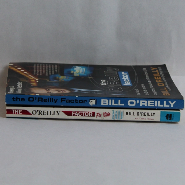 Lot of 2 The O'Reilly Factor Books by Bill O'Reilly 2002 & 2005 Paperback