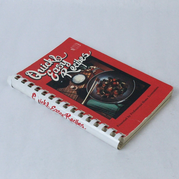 Quick & Easy Recipes Cookbook, California Cookbook Co, Pre-Owned, Spiral Bound