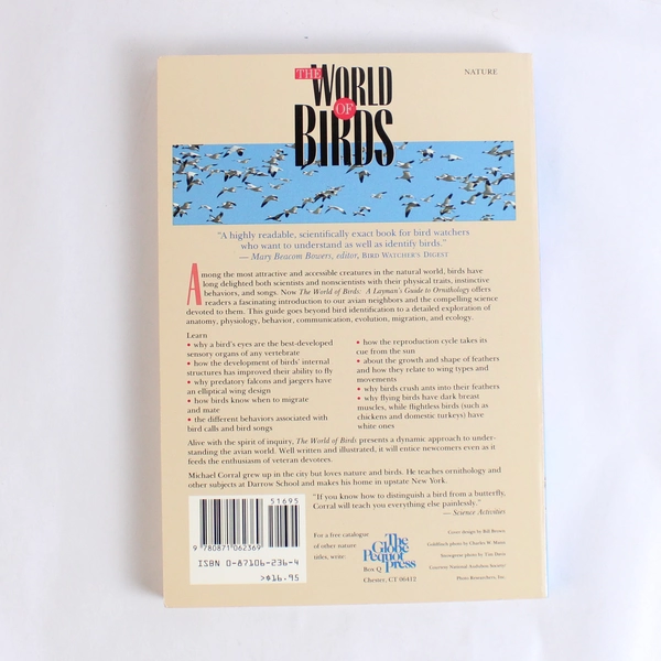 World of Birds A Layman's Guide to Ornithology Michael Corral 1989 Paperback