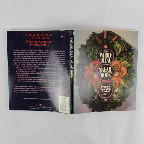 Whole Meal Salad Book by Frances Sheridan Goulart 1985 Paperback