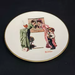 1978 Gorham Saturday Evening Post Norman Rockwell Plate Back To School