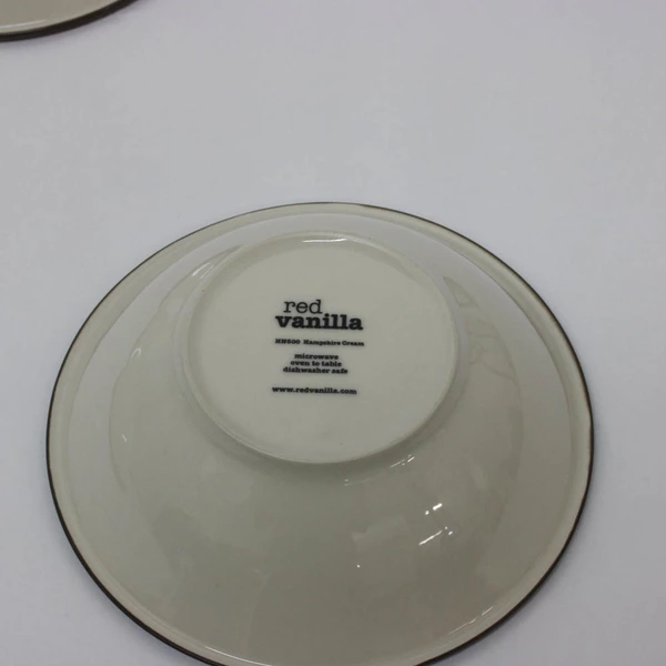 Set of 4 Red Vanilla Hampshire Cream HN 500 7.5" Cereal Bowls Dinnerware