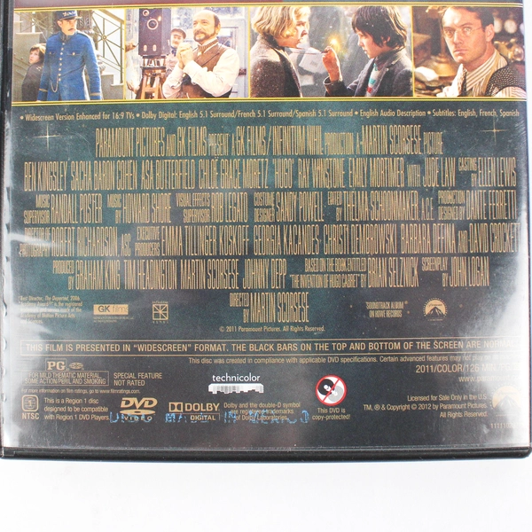 Hugo DVD Family Adventure Fantasy Movie Classic 2011