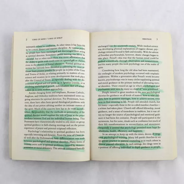 Care of Mind-Care of Spirit by Gerald G. May 1992 Paperback